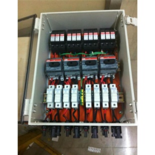 powder-coated metal junction box